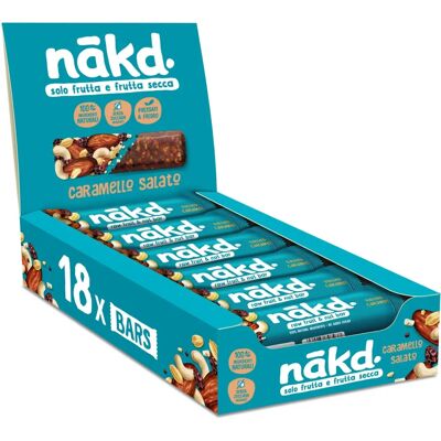 Nakd Barrette al Caramello Salato - Snack Bar Nakd Barrette al Caramello Salato - Snack Bar