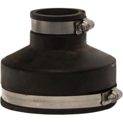 Evolution Aqua Rubber Reducer Fitting - Easy Connector - 4 to 1.5 Inch Evolution Aqua Rubber Reducer Fitting - Easy Connector - 4 to 1.5 Inch