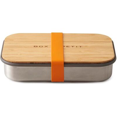 black+blum BAM-SB003 Lebensmittelbehälter - Rechteckige Box - Orange, Silber, Holz black+blum BAM-SB003 Lebensmittelbehälter - Rechteckige Box - Orange, Silber, Holz