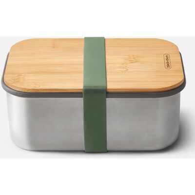 black+blum Olive Edelstahl Lebensmittelbehälter - Rechteckbox 1,25L black+blum Olive Edelstahl Lebensmittelbehälter - Rechteckbox 1,25L