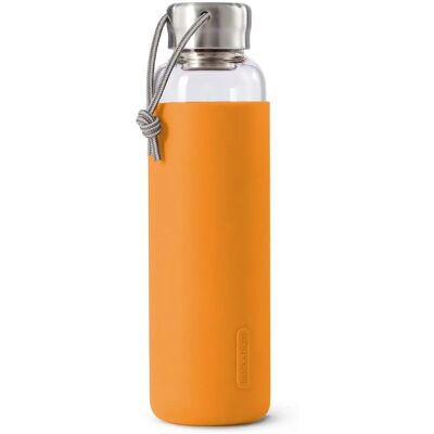 Black & Blum 600ml Orange Glass Water Bottle Black & Blum 600ml Orange Glass Water Bottle