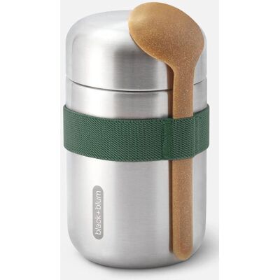 Black+Blum Olive Food Flask Leakproof Vacuum Insulated 400ml Black+Blum Olive Food Flask Leakproof Vacuum Insulated 400ml