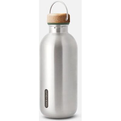 Black+Blum Edelstahlflasche Olive - 600ml Trinkflasche Black+Blum Edelstahlflasche Olive - 600ml Trinkflasche