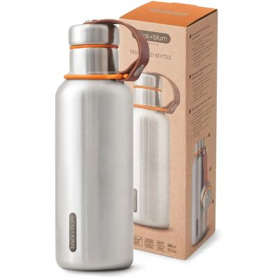 Black & Blum Stainless Steel Insulated Water Bottle - 0.5L - Leak Proof Black & Blum Stainless Steel Insulated Water Bottle - 0.5L - Leak Proof