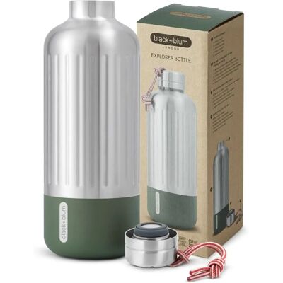 Black & Blum Explorer Insulated Water Bottle - Stainless Steel 0.85L Black & Blum Explorer Insulated Water Bottle - Stainless Steel 0.85L