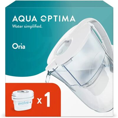 Pichet à Filtre d'Eau Aqua Optima Oria 2,8L - Carafe filtrante - Publicité Pichet à Filtre d'Eau Aqua Optima Oria 2,8L - Carafe filtrante - Publicité