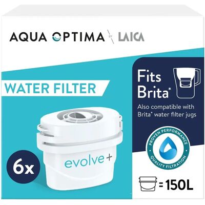 Filtro de agua Aqua Optima Evolve+ - Pack de 6 Filtro de agua Aqua Optima Evolve+ - Pack de 6