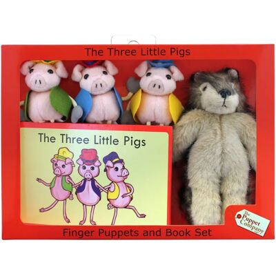 The Puppet Company - Model - Traditional Story Sets - Three Little Pigs & Wolf - Story Set The Puppet Company - Model - Traditional Story Sets - Three Little Pigs & Wolf - Story Set