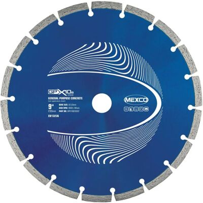 Mexco Diamond Disc - 230x22.2x2mm for Hard Materials Mexco Diamond Disc - 230x22.2x2mm for Hard Materials