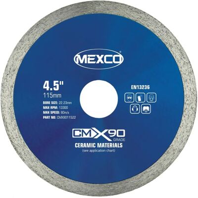 Mexco Ceramic Diamond Blade 115mm - Diamond Blade Mexco Ceramic Diamond Blade 115mm - Diamond Blade