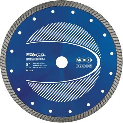 Mexco - UHXCEL - 230mm - Porcelain - Diamond Blade Mexco - UHXCEL - 230mm - Porcelain - Diamond Blade