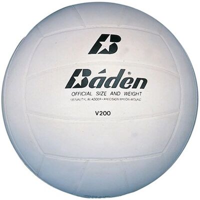 Baden V200 White/Purple Volleyball - Indoor/Outdoor Use Baden V200 White/Purple Volleyball - Indoor/Outdoor Use
