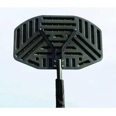 Sure Shot Basketball Telescopic Portable Unit with Backboard & Pole Padding - Sports Sure Shot Basketball Telescopic Portable Unit with Backboard & Pole Padding - Sports