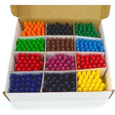 Major Brushes Assorted Chubby Wax Crayons - School Kids Drawing - Crayons - 288 Major Brushes Assorted Chubby Wax Crayons - School Kids Drawing - Crayons - 288