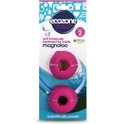 Ecozone Magnoloo Anti-Limescale - 2 Pack & 102g Ecozone Magnoloo Anti-Limescale - 2 Pack & 102g