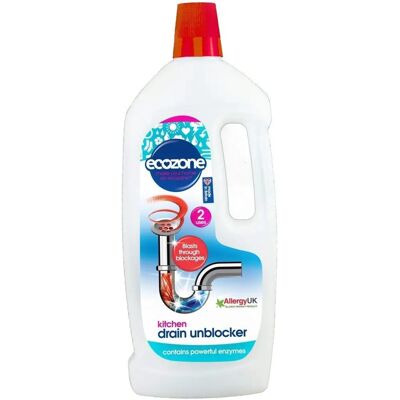 Ecozone Enzymatic Kitchen Drain Unblocker - Drain Unblocker Ecozone Enzymatic Kitchen Drain Unblocker - Drain Unblocker