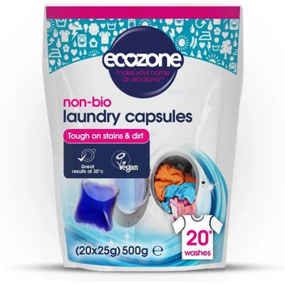 Ecozone Non-Biologické Kapsle na Praní - 20 Kapslí Ecozone Non-Biologické Kapsle na Praní - 20 Kapslí