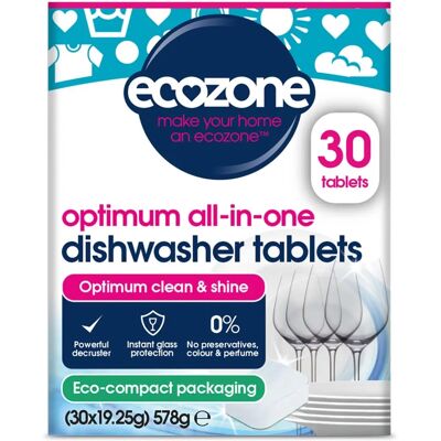 Ecozone Optimum All-in-one Tablety na mytí nádobí Ecozone Optimum All-in-one Tablety na mytí nádobí