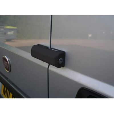 Milenco - Van Locks Slide Barn Door - Black - Twin Pack - Lock Milenco - Van Locks Slide Barn Door - Black - Twin Pack - Lock