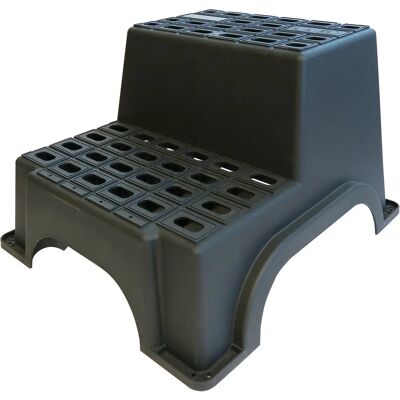Milenco MGI Double Step - Marche en Plastique Sécurisée et Stable Milenco MGI Double Step - Marche en Plastique Sécurisée et Stable