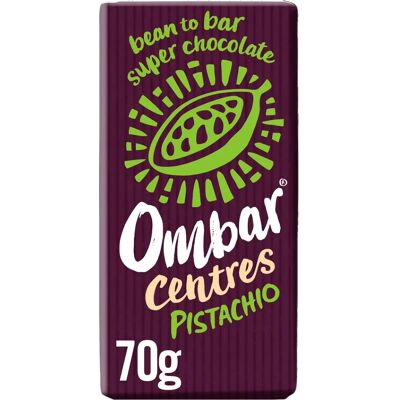 Ombar Pistasj Sentere - Vegansk Sjokoladekjerne Ombar Pistasj Sentere - Vegansk Sjokoladekjerne
