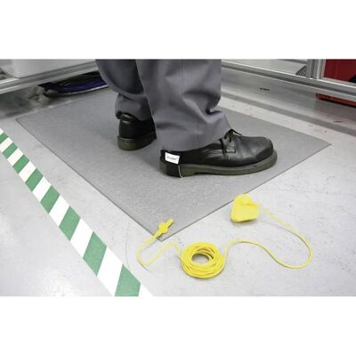 COBA Europe AS060002KEU - Graue ESD-Matte 1,5x0,9m COBA Europe AS060002KEU - Graue ESD-Matte 1,5x0,9m