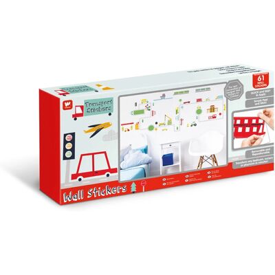 Walltastic 44869 Stickers Muraux Enfants - Transport Walltastic 44869 Stickers Muraux Enfants - Transport