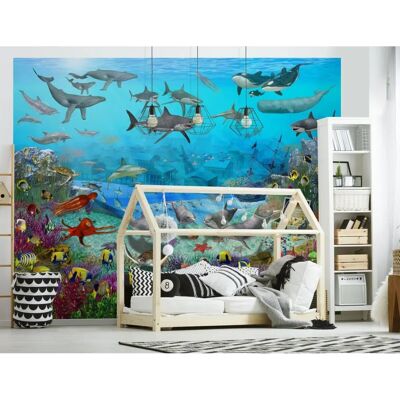 Papier Peint Conte de Fées de la Mer - Décoration Chambre Enfant - Publicité Papier Peint Conte de Fées de la Mer - Décoration Chambre Enfant - Publicité