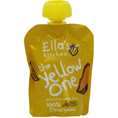 Ella's Kitchen Keltainen - Luomusmoothie - 90g - Trooppiset Hedelmä Ella's Kitchen Keltainen - Luomusmoothie - 90g - Trooppiset Hedelmä