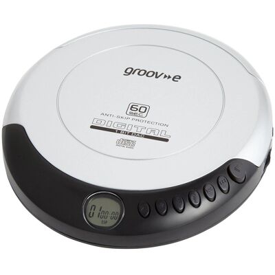 Groov-e - GVPS110 - Silver - Personal CD Player Groov-e - GVPS110 - Silver - Personal CD Player