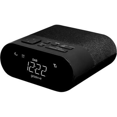 Groov-e Gvcr03bk Roma Alarm Clock Radio - DAB+/FM, LED, Dual Alarm, Black Groov-e Gvcr03bk Roma Alarm Clock Radio - DAB+/FM, LED, Dual Alarm, Black