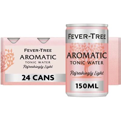 Fever-Tree - Refreshingly Light Aromatic Tonic Water - 150 ml - 24 cans Fever-Tree - Refreshingly Light Aromatic Tonic Water - 150 ml - 24 cans