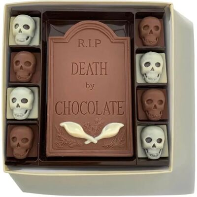 Choc on Choc - Death By Chocolate - Milk Belgian - Skull Decor - Chocolate Choc on Choc - Death By Chocolate - Milk Belgian - Skull Decor - Chocolate