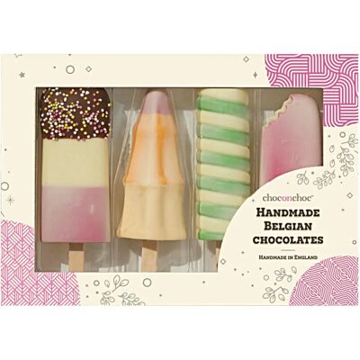 Choc on Choc Belgian Chocolate Ice Lollies Set - Ice Lollies Choc on Choc Belgian Chocolate Ice Lollies Set - Ice Lollies