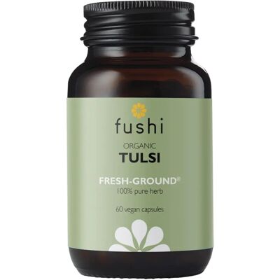 Fushi Wellbeing Organic Tulsi 60 Veg Caps - Dietary Supplement Fushi Wellbeing Organic Tulsi 60 Veg Caps - Dietary Supplement