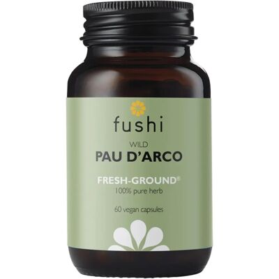 Fushi Bio Pau D'Arco Vegane Kapseln - 500mg, 60 Stück Fushi Bio Pau D'Arco Vegane Kapseln - 500mg, 60 Stück