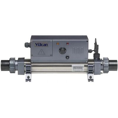 Elecro Engineering - Chauffe-eau pour piscine en titane - 6kW - Contrôle analogique - V-8T86 - Pour tous types de piscine - Publicité Elecro Engineering - Chauffe-eau pour piscine en titane - 6kW - Contrôle analogique - V-8T86 - Pour tous types de piscine - Publicité