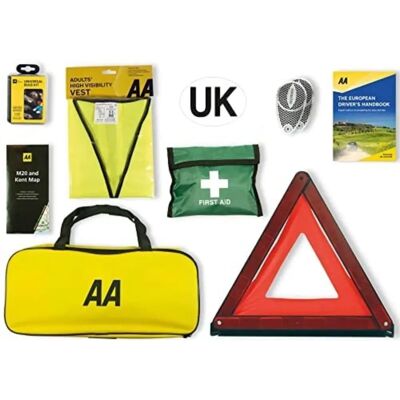 Euro Travel Kit Europe - Emergency Car Kit with Warning Triangle Euro Travel Kit Europe - Emergency Car Kit with Warning Triangle