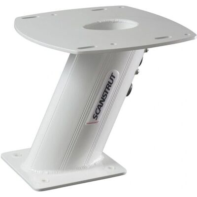 Soporte de Pedestal de Aluminio Scanstrut - 25 Grados - Antena de Radar TV Soporte de Pedestal de Aluminio Scanstrut - 25 Grados - Antena de Radar TV