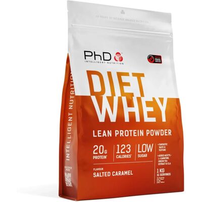PhD Nutrition Diet Whey Protein - Salted Caramel - 1kg PhD Nutrition Diet Whey Protein - Salted Caramel - 1kg