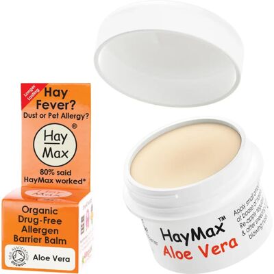 HayMax Aloe Vera Organic 5ml - Allergen Barrier Balm HayMax Aloe Vera Organic 5ml - Allergen Barrier Balm