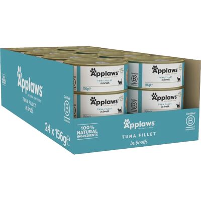 Filet de ton natural în bulion - Mâncare pentru pisici Filet de ton natural în bulion - Mâncare pentru pisici