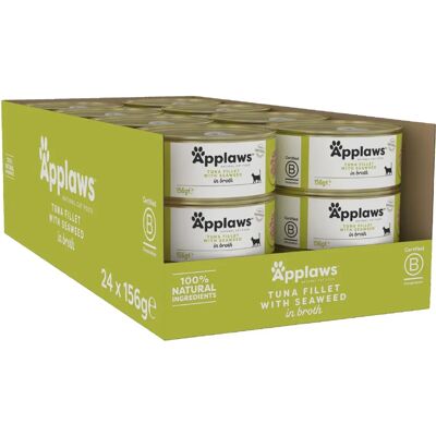 Applaws Natural Tuna Fillet with Seaweed in Broth - Cat Food Applaws Natural Tuna Fillet with Seaweed in Broth - Cat Food