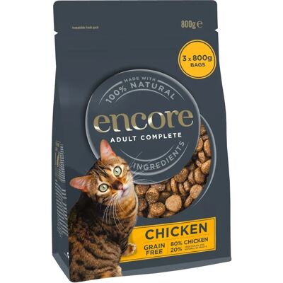 ENCORE Cat Grain-Free Chicken Dry Food - Cat Food ENCORE Cat Grain-Free Chicken Dry Food - Cat Food