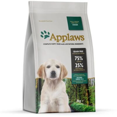 APPLAWS Small Medium Chicken Puppy Food - Dog - 6kg APPLAWS Small Medium Chicken Puppy Food - Dog - 6kg