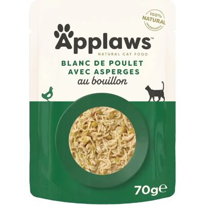 Applaws Natural Pouches Chicken Breast with Asparagus in Broth - Cat Food Applaws Natural Pouches Chicken Breast with Asparagus in Broth - Cat Food
