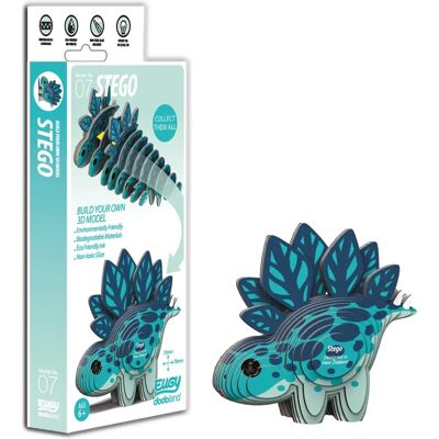 EUGY Stego Dinosaur Craft Kit - 3D Model for Kids EUGY Stego Dinosaur Craft Kit - 3D Model for Kids