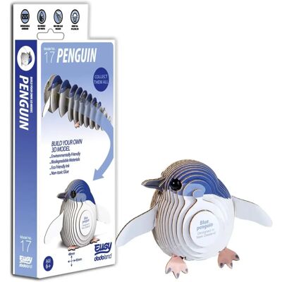 Eugy Penguin 3D Craft Kit - Collectible Animal Model Eugy Penguin 3D Craft Kit - Collectible Animal Model