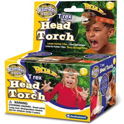 Brainstorm T Rex Kopflampe - Kinder-Kopflampe Brainstorm T Rex Kopflampe - Kinder-Kopflampe