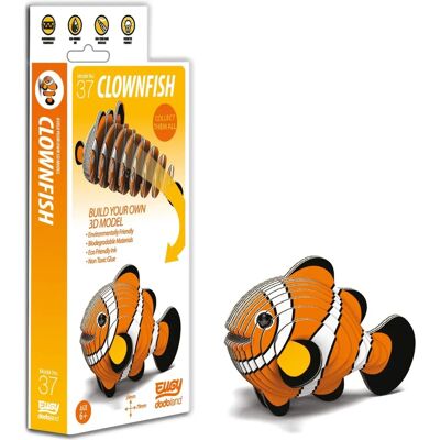 EUGY Clownfish 3D Craft Kit - Craft Kit EUGY Clownfish 3D Craft Kit - Craft Kit